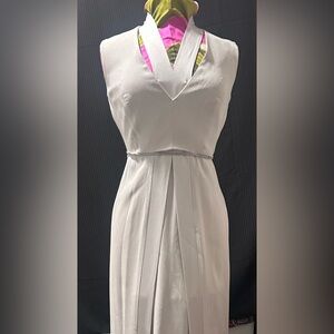 Calvin Klein Ivory Sleeveless Wedding Dress